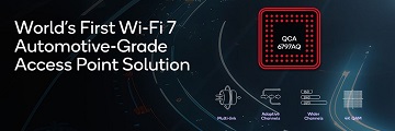 퀄컴, 세계 최초 자동차용 Wi-Fi 7 솔루션 출시